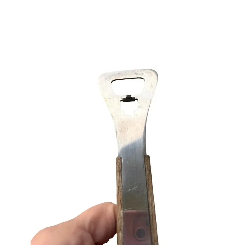 Vernco Stainless Steel Grill Spatula W/ Can Bottle Opener, Japan